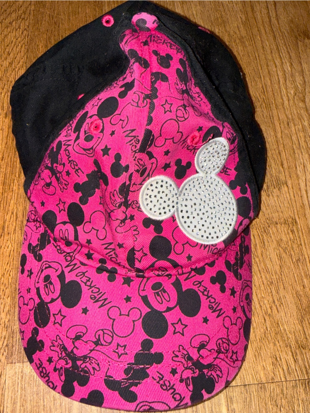 Pink Disney Mickey hat